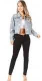 Denim jacket with Stars Plus