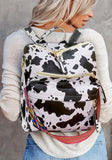 Cow Print Backpack/Messenger Bag
